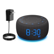 Jam Penggera Pembesar Suara Bluetooth Dengan Radio Fm - Bunyi Kesetiaan Tinggi, Dimmer Julat Penuh, 