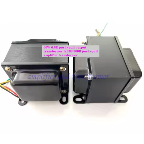 300B KT88 vacuum tube Push-pull amplifier audio transformer, 60W 6.6K: 0-4-8Ω push-pull output trans