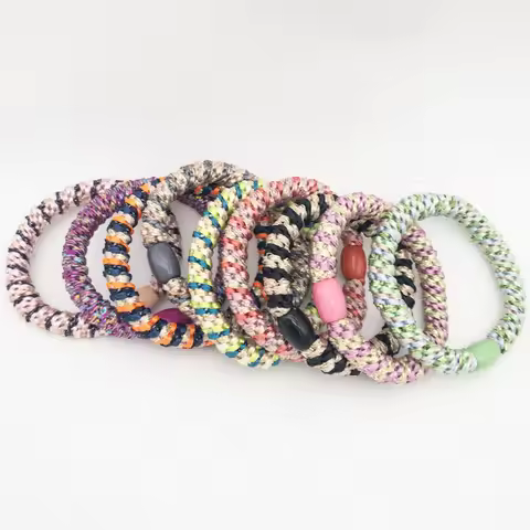 3pcs Fashion Knekki Haar Elastiek Hair Bands For Women kknekki Big Nylon Hair Tie girl Elastic Ponyt