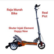 Skuter Injak RMB Happy New Scooter Injak Otoped Pedal Skuter Pedal Rmb Element Musik Lampu