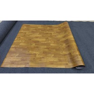IMPORTED VINYL FLOOR CARPET BY THE METER, 1 X WIDTH 2M - WOOD C Motif