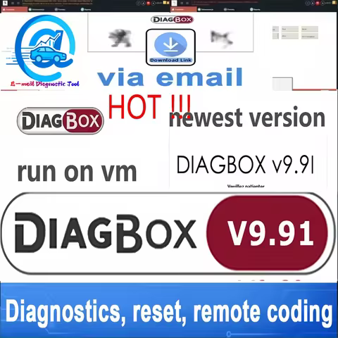 2025 New HOT Diagbox V9.91 software For Lexia3 PP2000 Full Adapter for Citroen& Peugeot Car product 
