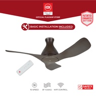 KDK E48HP (120cm) Wi-Fi and Apps Control DC Ceiling Fan with Standard Installation