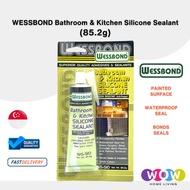 [Bundle Deal] Wessbond Bathroom And Kitchen Silicone Sealant - 85.2g