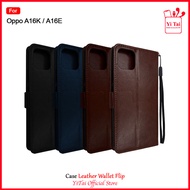 YITAI YC34 Case Leather Wallet Flip Oppo A15 A15S A16K A16E A17 A17K