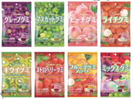 日本Kasugai 春日井 QQ軟糖 水果軟糖 奇異果 草莓 水蜜桃 紅葡萄 綜合水果