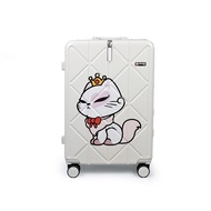 กระเป้าเดินทางล้อลาก โครงอลูมิเนียม Frame Aluminum TSA LOCK วัสดุ PC มีที่ห้อยสัมภาระด้านหน้า รุ่น S