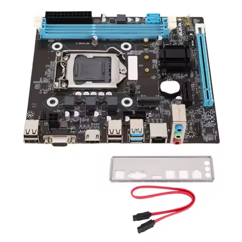 H81 Gaming Motherboard Dual Channel DDR3 M.2 NVMe NGFF SATA 6Gb/S PCIe Slot LGA 1150 Micro ATX PC Mo