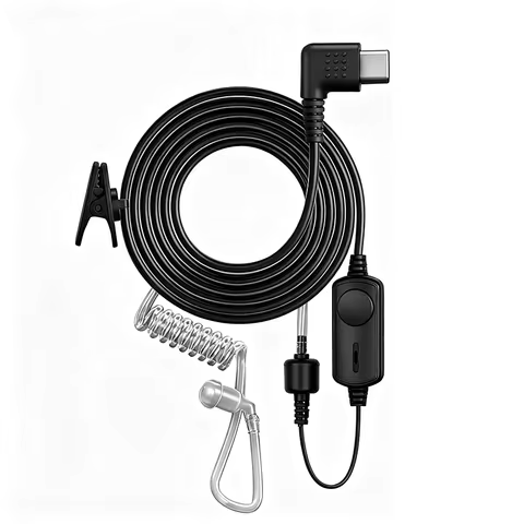 TYPE-C 2-Way Radio Earpiece with Microphone For Mijia Xiaomi 3 Chat Version Lite Mini Public Network