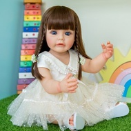 Mainan Boneka Cantik Baby Reborn Full Body Bahan Silikon Vinyl
