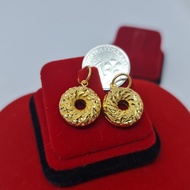 Emas916, Loket Donut Bulat Crki 1.5 cm Pd 300163 P541  0.30 0.38 0.62 0.63