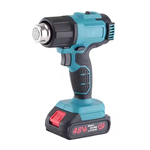 Heating Hot Air Gun Cordless Hot Air Gun Baking Gun Film Heat Shrink Gun Suitable For 18V Battery