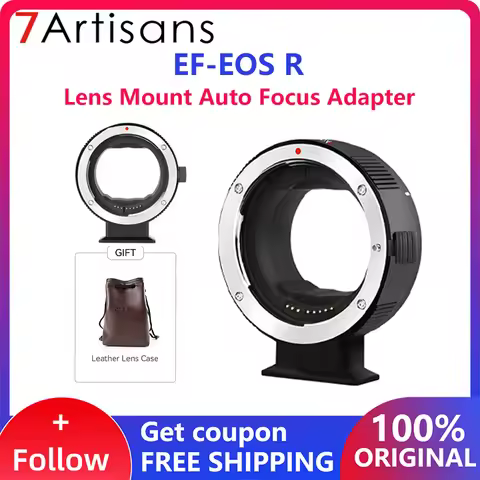 7artisans EF-EOSR Lens Mount Adapter IS Image Stabilization Lens Adapter Ring for Canon EF EF-S Lens