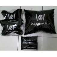 Car pillow set 3 in 1 alphard car interior accessories
