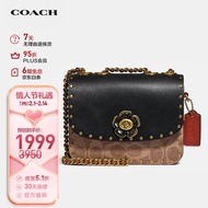 蔻驰（COACH）【官方直供】奢侈品女士专柜款山茶花系列斜挎包C2462B4NQ4