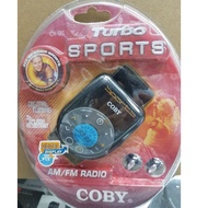 COBY TURBO SPORTS AM/ FM DIGITAL RADIO