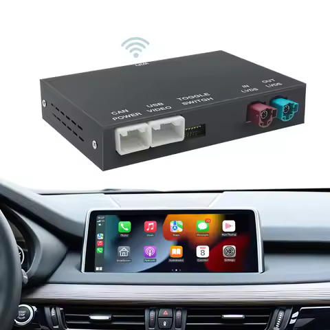 AUTOABC Wireless CarPlay For BMWX5 X6 F15 F16 F85 F86 F70 E71 E72 G05 G06 With Android Auto Mirror L