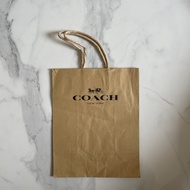 Preloved Paperbag Coach Original Authentic
