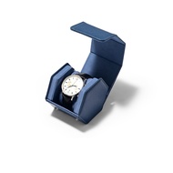 Oirlv กล่องเก็บนาฬิกาข้อมือเดินทางพร้อมหมอนกล่องเก็บนาฬิกาข้อมือกระเป๋านาฬิกาหนังของขวัญวันเกิด B018