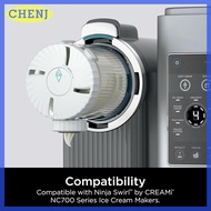 CHENJ Pints và nắp đậy cho Ninja Swirl nc700 loạt Kem mềm phục vụ các nhà sản xuất máy rửa chén an t