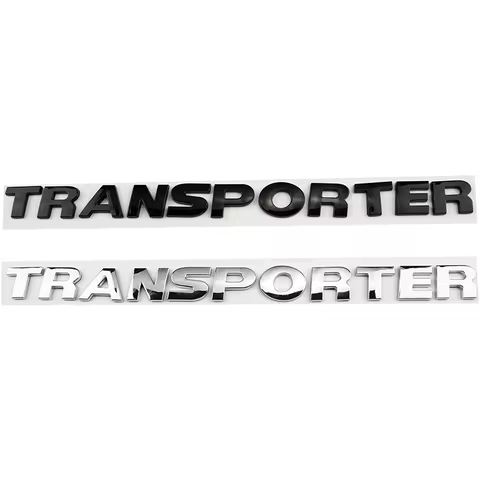 Car ABS Trunk Letters Words Logo Badge Emblem Decals Sticker For Volkswagen VW TRANSPORTER T4 T5 T6 