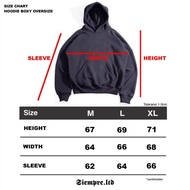 Siempre Hoodie Boxy Oversize // Young Dark Gray Jmb 23.01.007 Termurah 100 % Original