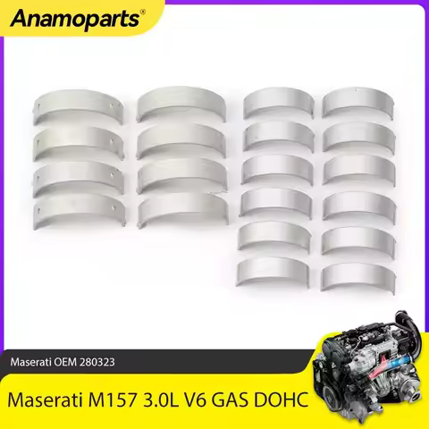 Engine Parts Crankshaft Main Connecting Rod Bearing Set Fit 3.0 L T M156B M156D For Maserati Ghibli 
