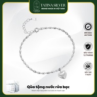 S925 Sterling Silver Women's Bracelet Love Heart Hao Beads S925 Sterling Silver High Quality Jewelry