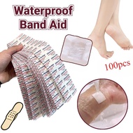 Waterproof Square Band Transparent Bandage Fixation Tape Hypoallergenic