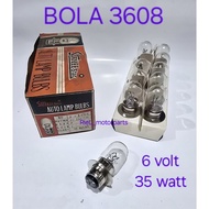 Ball 3608 (STL) C700 6 VOLT / FIT NEW / Force 1 F1ZR/ GRAND/ V75/ V80 12/ FRONT bulbVOLT STANLEE mot