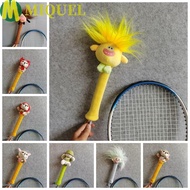 MIQUEL Cartoon Badminton Racket Protector, Elastic Non Slip Badminton Racket Handle Cover, Sweat Absorption Grip Animal Drawstring Cute Badminton Racket Grip Cover Outdoor