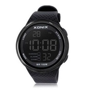 XONIX นาฬิกาสปอร์ตผู้ชายหรูหรา Relogio Masculino LED ดิจิตอลดำน้ำว่ายน้ำ Reloj Hombre กระจก Hardlex 