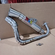 Nlk Muffler pipe 51mm 1set for click 125 click 150 beat fi beat carb beat new Honda Genio silent kil