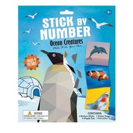 LITTLE ALPHA Stick by Number Animal Ocean - DIY Sticker Ocean Animal Children's sticker/ Animal stic