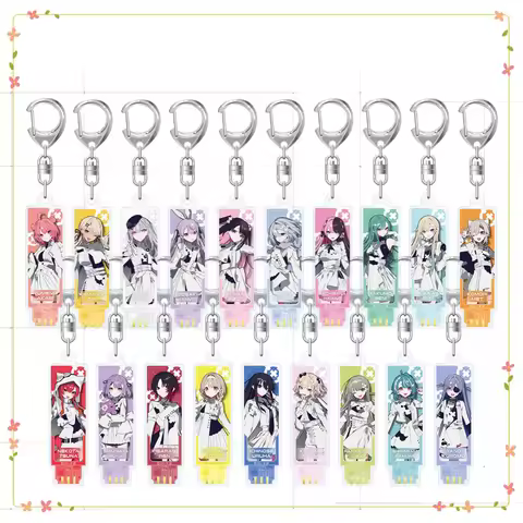 Game VSPO Acrylic keychain School uniform style Schoolbag pendant Decorative gifts 6cm