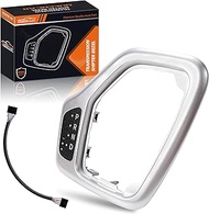 Transmission Shifter Bezel with Harness Compatible with 2014-2018 Jeep Cherokee Replace 5YD27LS5AA 6