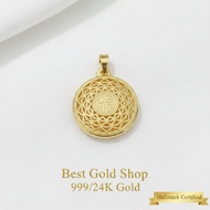 999 Gold Fu Prosperity Pendant | New Design