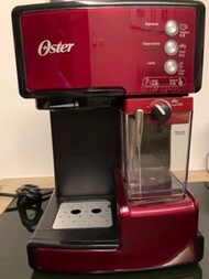 OSTER 美國 奶泡大師義式咖啡機  紅色BVSTEM6601