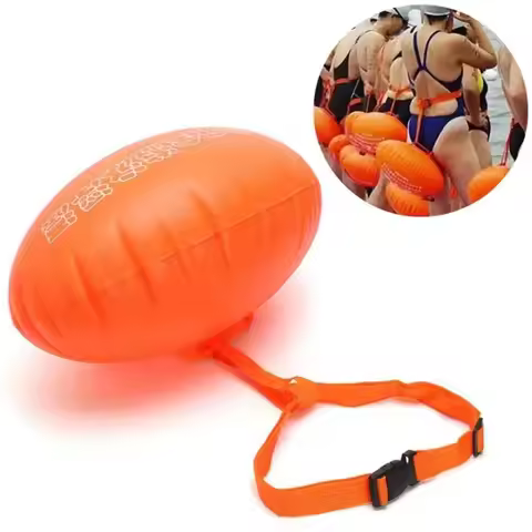 Water Sports Safety Swim Buoy Swim Float Swimming Upset Inflated Device Flotation for Open Water Swi