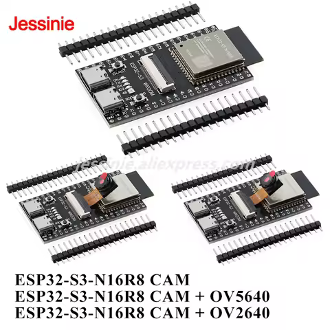 ESP32S3 ESP32-S3 N16R8 CAM Development Board WiFi Ble Wireless 2.4G Wi-Fi Module OV2640/OV5640 Camer
