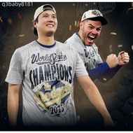 Yamamoto Yusen mlb World Series Championship T-Shirt Shohei Otani American Professional Baseball Dod