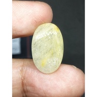 Golden Rutilated Quartznatural 20x12.5x3 mm 8.2 Ct Gold Hair Amethyst Oval Cabochon Original