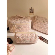 Beg Simpanan Pegang Tangan Mewah Berkapasiti Besar Wanita Berparti Kalis Air Beg Solek Jepun Mudah A