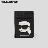 Karl Lagerfeld -  K/IKONIK LEATHER NORTH-SOUTH CARDHOLDER กระเป๋าใส่บัตร