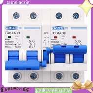 [tameiadzig] 2P+2P   AC Dual Power Manual Transfer Switch Circuit Breaker MCB 50HZ/60HZ