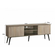 6 Feet TV Cabinet Wood / Hall Cabinet / Lounge Cabinet / Display Cabinet