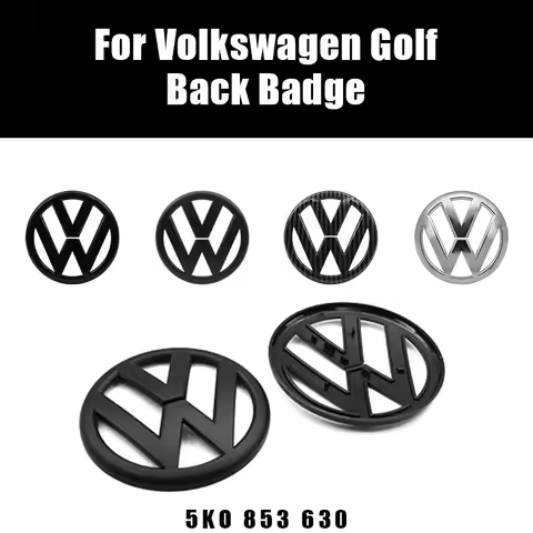 135mm 110mm Replacement Car logo Interior Moulding For Volkswagen Golf 6 2012 MK6 Front Grill Emblem