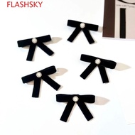 FLASHSKY Black Ribbon Pin, Skin Cancer Breast Cancer Black Bow Brooch Pin, Lapel Pin Awareness Melan