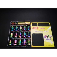 SPORT RIM NUT RAINBOW COLOUR M12x1.5