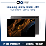 Samsung Galaxy Tab S8 Ultra (12GB Ram + 256GB Rom) 14.6" Display Wifi Android Tablet - Original Samsung Malaysia Warranty